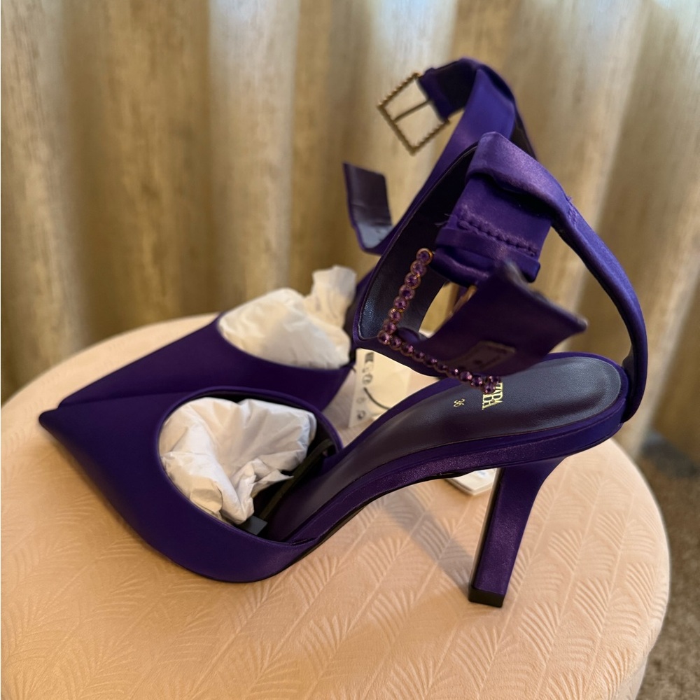 Elegant Purple Women's Heels